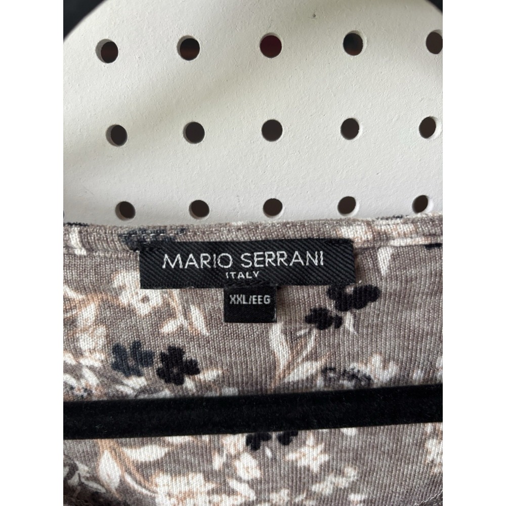 Mario Serrani Long SLV Pullover‎ Lightweight Floral Sweater Blouse Womens XXL - Picture 3 of 6
